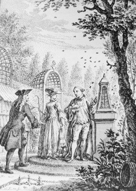 Frontispiece from 'Ontdekking van de staatkunde der natuur ...' (Amsterdam, 1764)